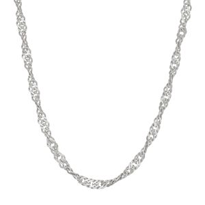 Sterling Silver Disco Chain Necklace