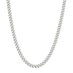 Sterling Silver Curb Chain Necklace