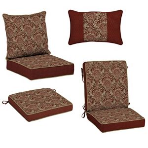 Bombay® Outdoors Venice Damask Reversible Cushion & Pillow Collection