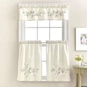 April Tier Kitchen Window Curtains