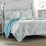 Laura Ashley Lifestyles Saltwater Reversible Quilt Collection