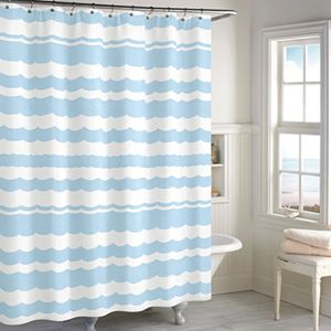 Destinations Wave Scallop Shower Curtain Collection