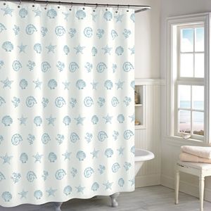 Destinations Coastal Shell Shower Curtain Collection