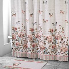 Bathroom set: Shower curtain, hooks and rug - Furniture - Chaska