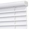 Custom Cut To Order Cordless Faux Wood Blinds Window Treatments