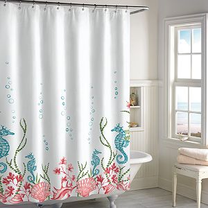 Destinations Sea Horse Shower Curtain Collection