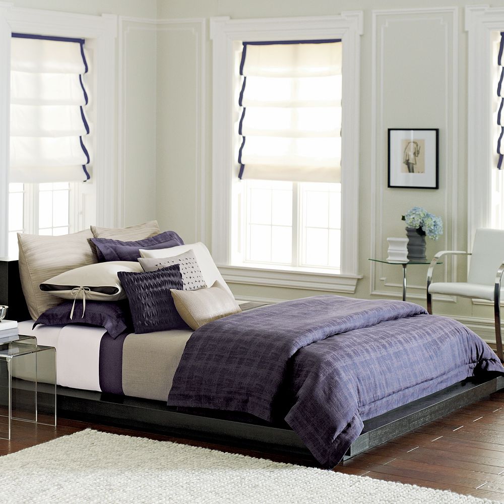 Simply Vera Vera Wang Linear Plaid Bedding Coordinates