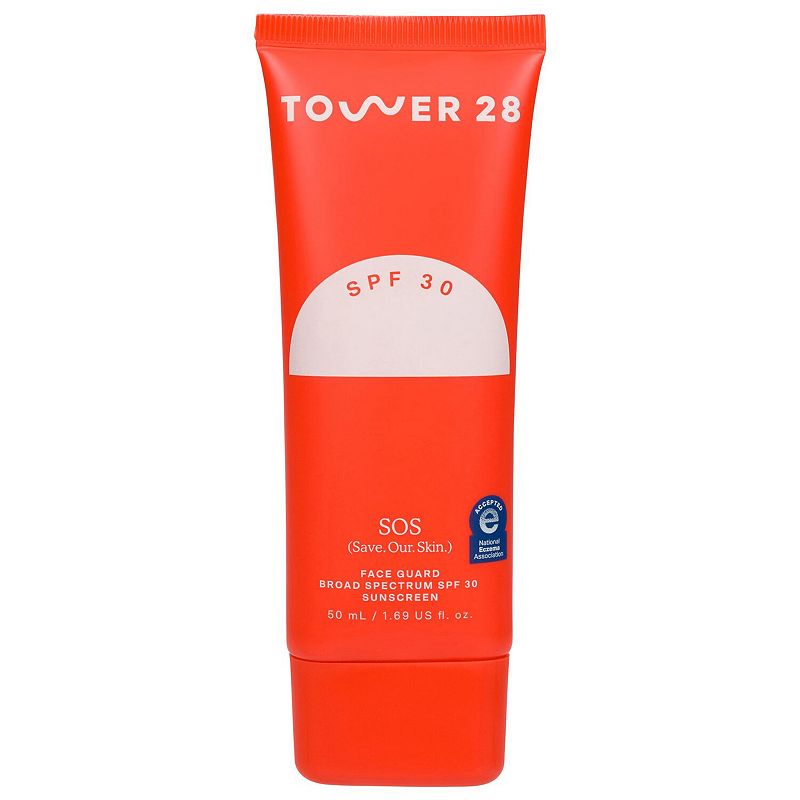 Tower 28 Beauty SOS FaceGuard SPF 30 Mineral Sunscreen, Size: 1.69 FL Oz, Beige