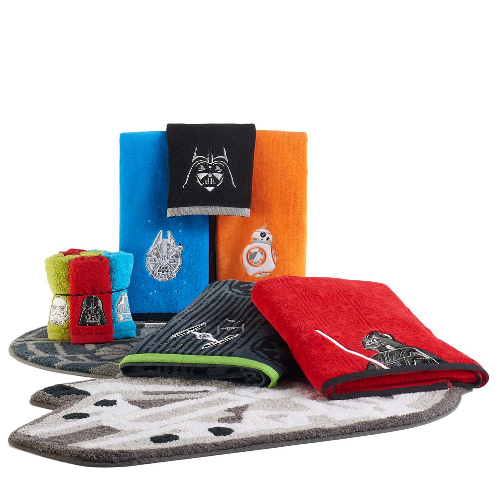 star wars bath towel set