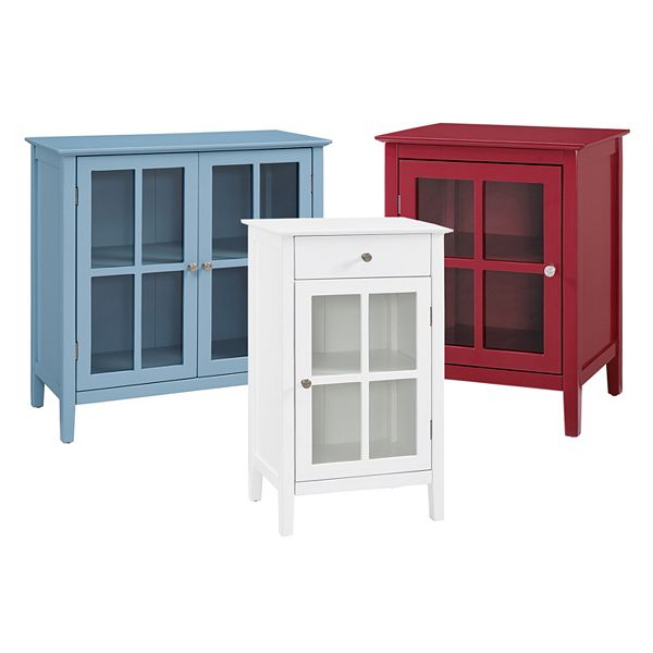 Window Pane Storage Cabinet Collection