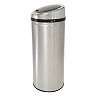 iTouchless Round Stainless Steel Touchless Trash Can