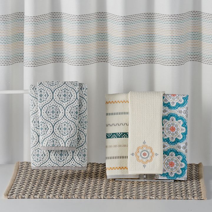 SONOMA™ Goods for Life Medallion Textured Shower Curtain Collection