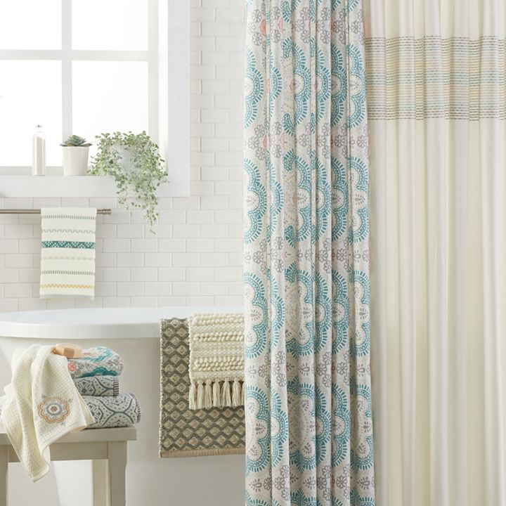 SONOMA™ Goods for Life Medallion Textured Shower Curtain Collection