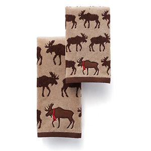 St. Nicholas Square® Repeat Moose Bath Towel Collection