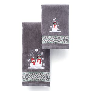 St. Nicholas Square® Snowmen Bath Towel Collection