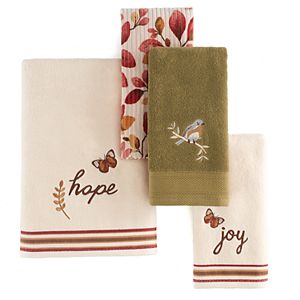 Saturday Knight, Ltd.  Faithful Birds Bath Towel Collection