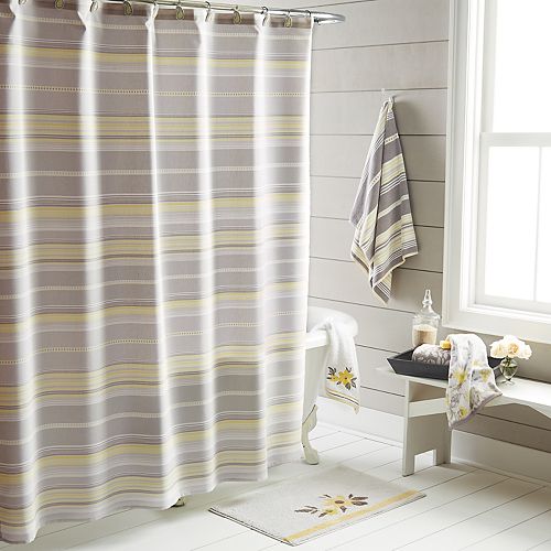 One Home Taylor Stripe Shower Curtain Collection