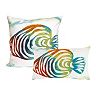Liora Manne Visions III Rainbow Fish Indoor Outdoor Throw Pillow Collection