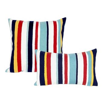 Liora Manne Visions III Riviera Stripe Indoor Outdoor Throw Pillow Collection