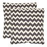 Chevron Tealea 2-piece Throw Pillow Set