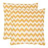 Chevron Tealea 2-piece Throw Pillow Set