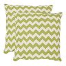 Chevron Tealea 2-piece Throw Pillow Set