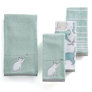 One Home Kitty Cat Bath Towel Collection