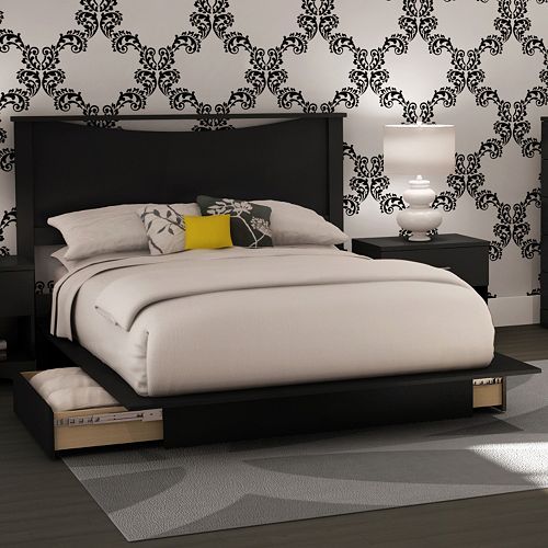 South Shore Platform Bed Headboard Collection