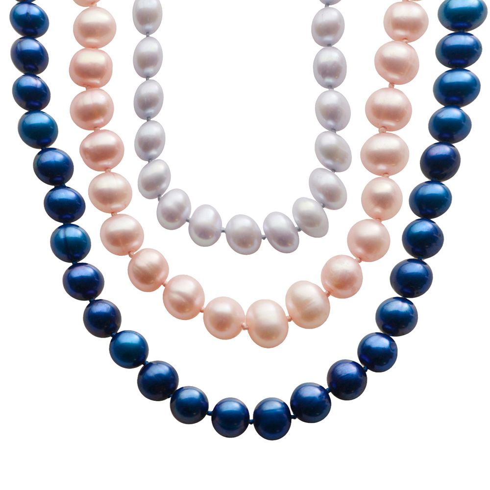 PearLustre by Imperial Dyed Freshwater Cultured Pearl Sterling Silver
