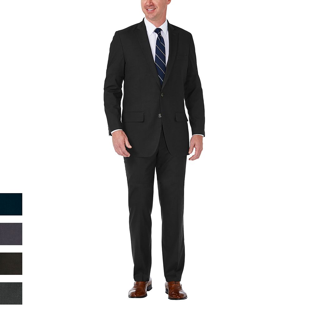 Haggar Men's Stretch Windowpane Slim Premium Flex Suit Separate