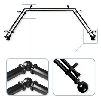 Rod Desyne Arman Window Curtain Rod & Holdback Collection