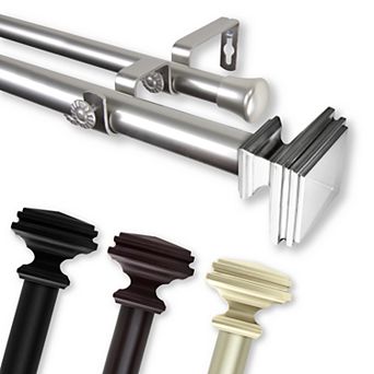 Rod Desyne Bedpost Window Curtain Rods