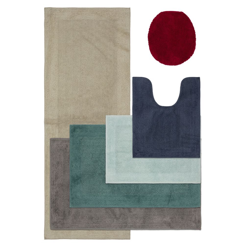 Puro Organic Cotton Reversible Bath Rug Collection