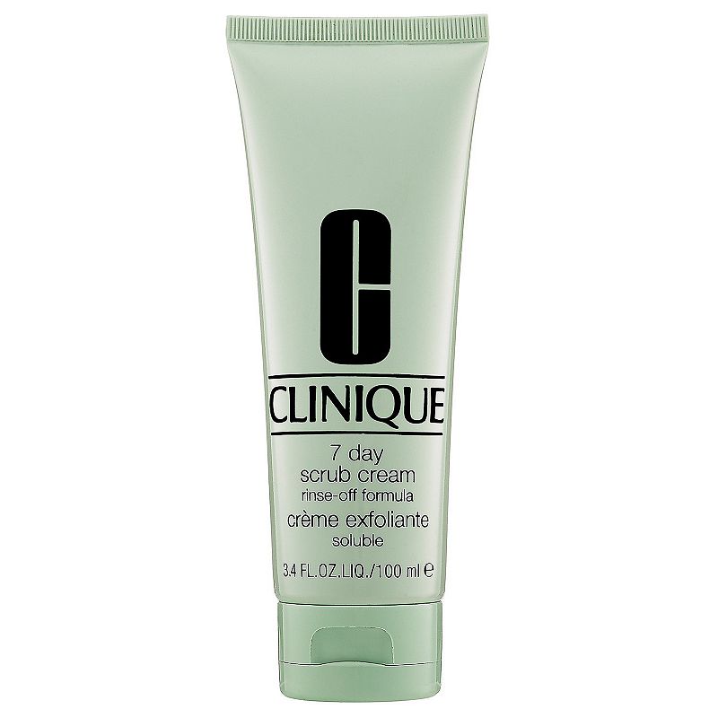 Clinique 7 Day Face Scrub Cream Rinse-Off Formula - 3.4 fl oz - Ulta Beauty: Paraben-Free, Hypoallergenic, Normal/Oily/Combination/Sensitive/Dry Skin