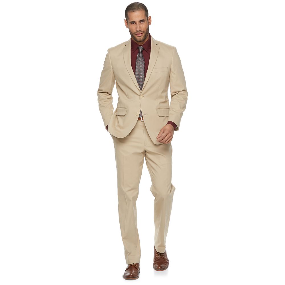 Men's Apt. 9® Slim-Fit Tan Stretch Suit Separates