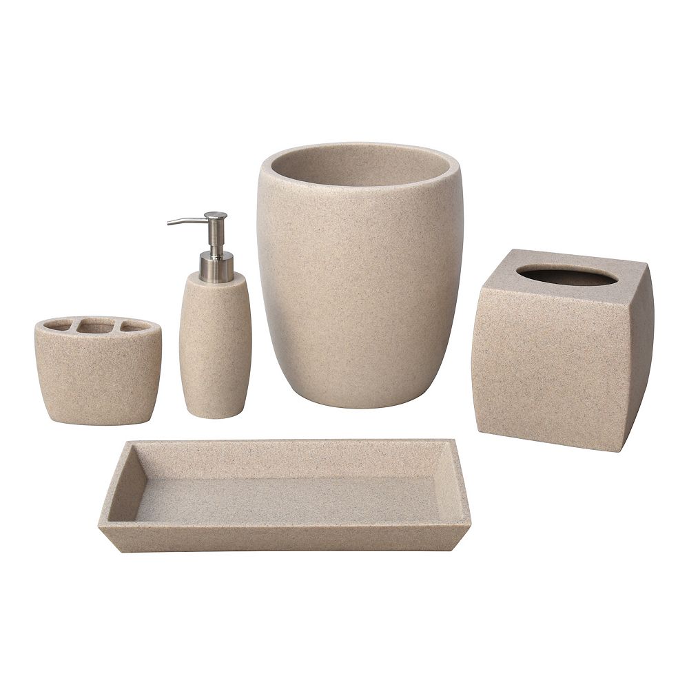 Slate Resin Bath Accessories