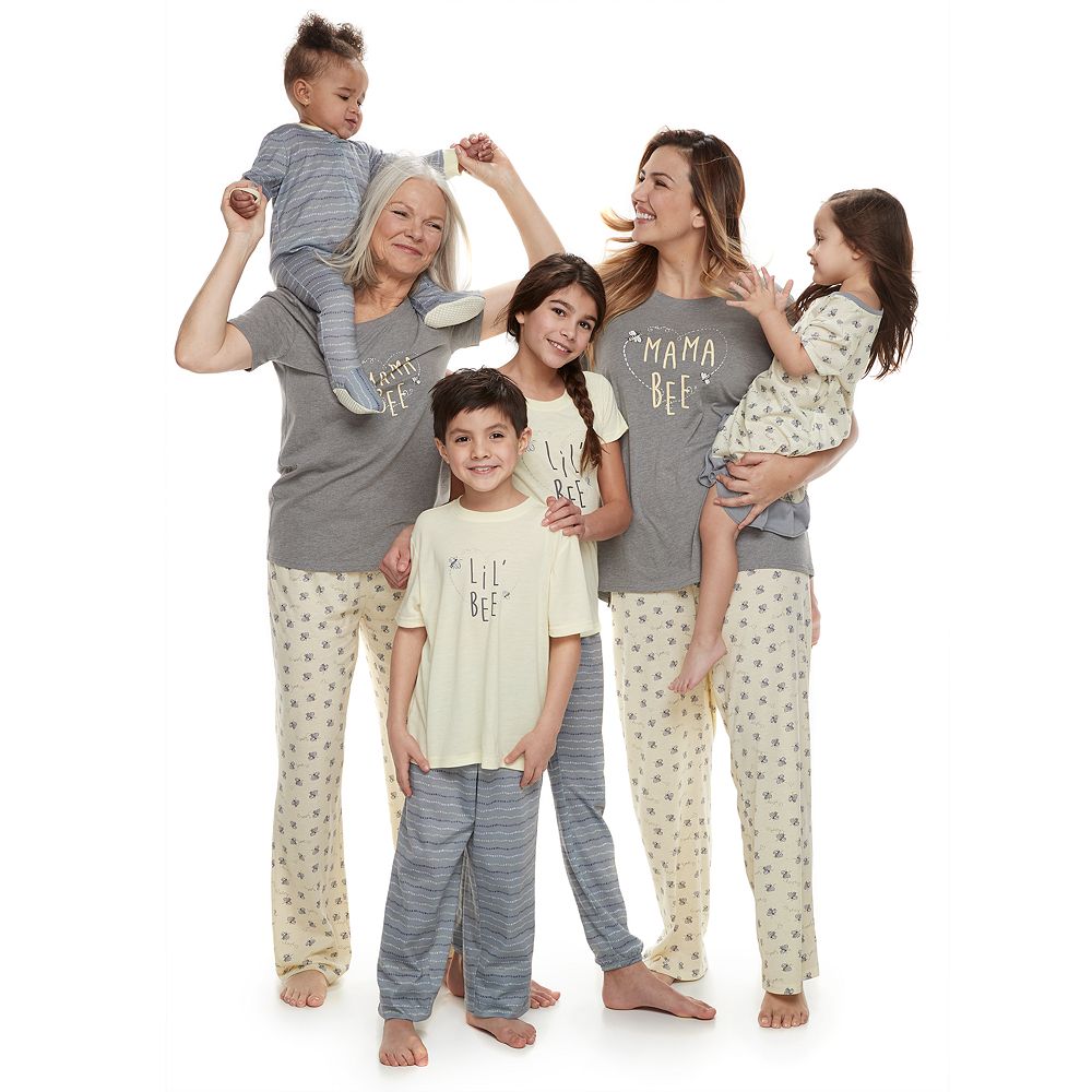 mommy-me-jammies-for-your-families-bee-matching-family-pajamas