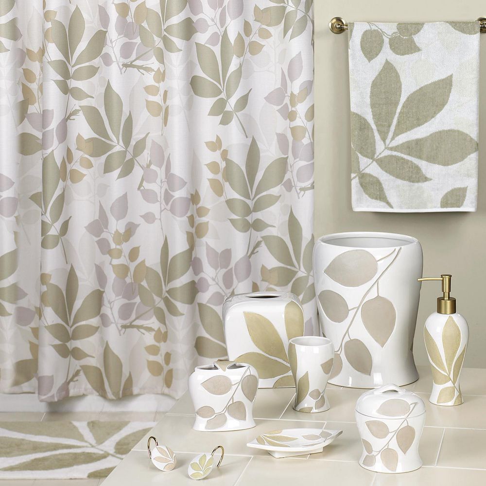 Creative Bath Shadow Leaves Bathroom Accessories Collection
