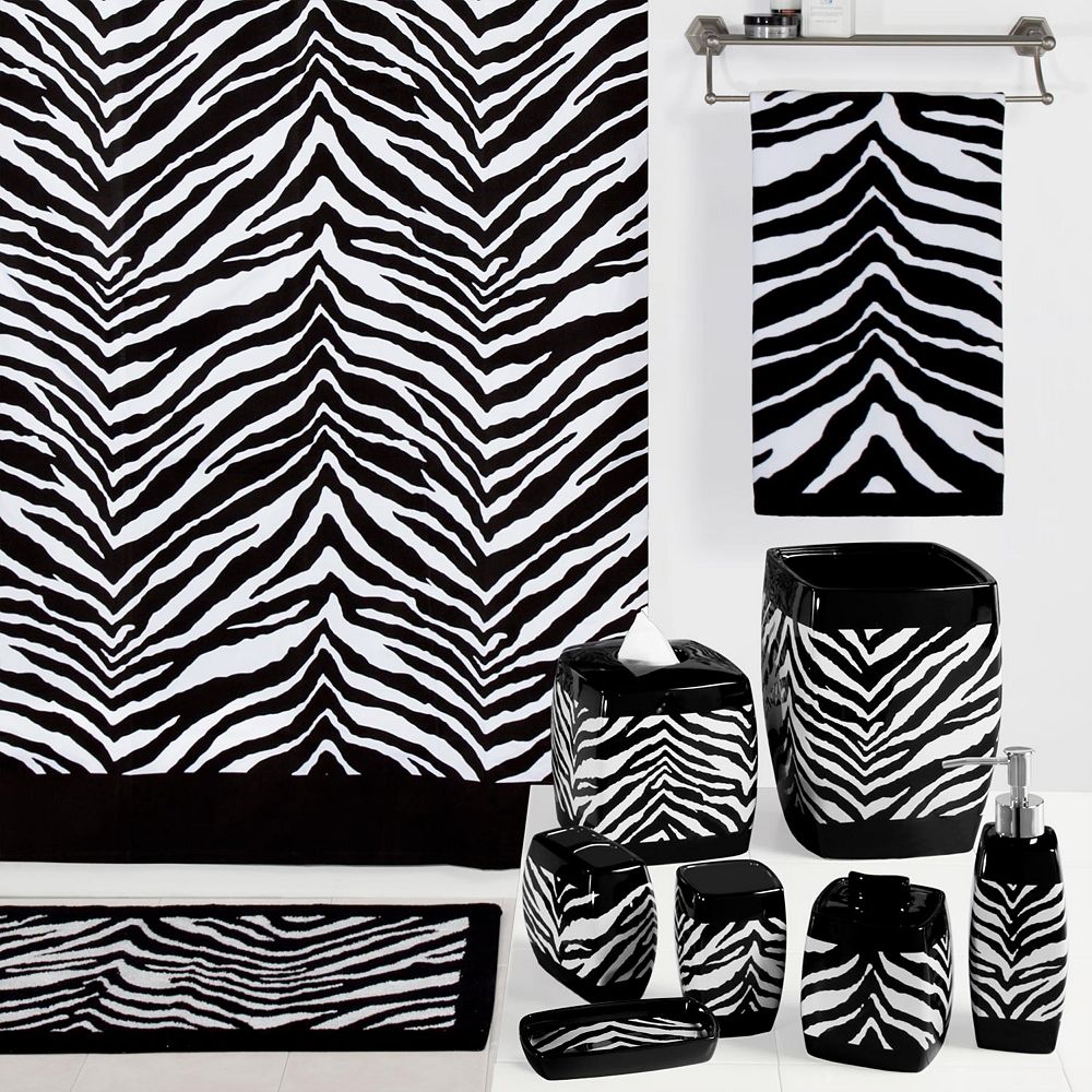 Creative Bath Zebra Bathroom Accessories Collection