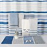 Saturday Knight, Ltd. Cubes Stripe Shower Curtain Collection