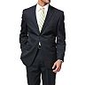 Haggar Classic-Fit Black Shadow Stripe Suit Separates - Men