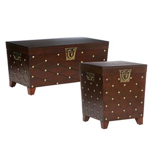 Nailhead Trunk Table Collection