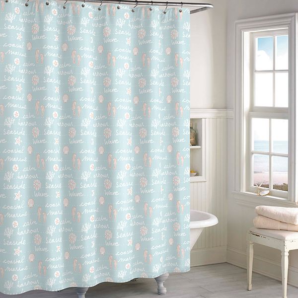 ocean themed shower curtain