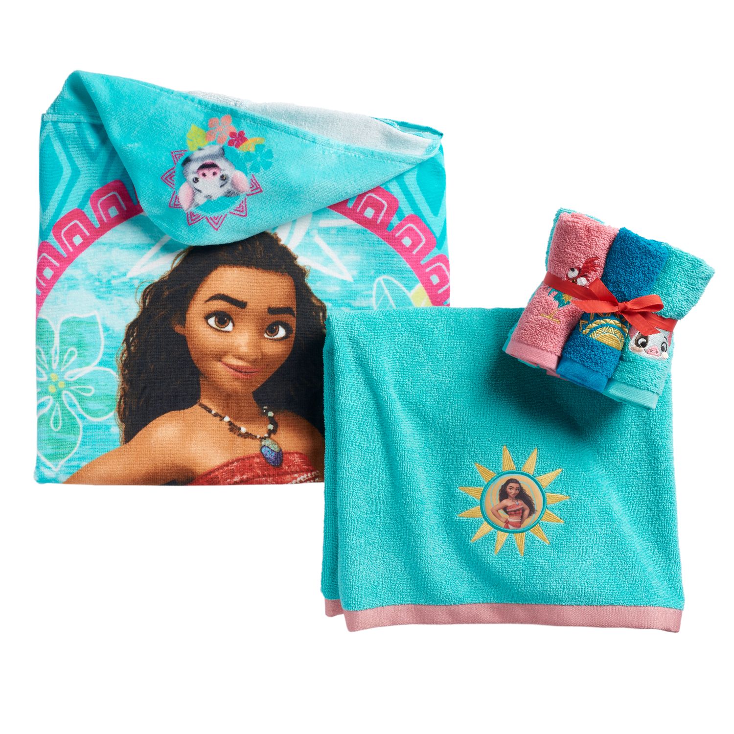 moana hooded towel