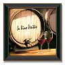 Fine Wine Framed Canvas Art