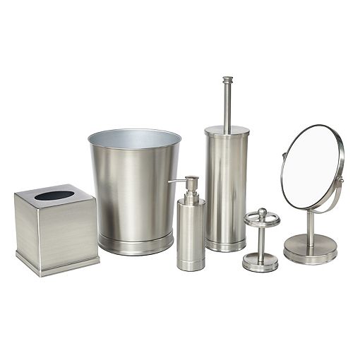 sonoma goods for life™ brushed nickel bathroom accessories collection