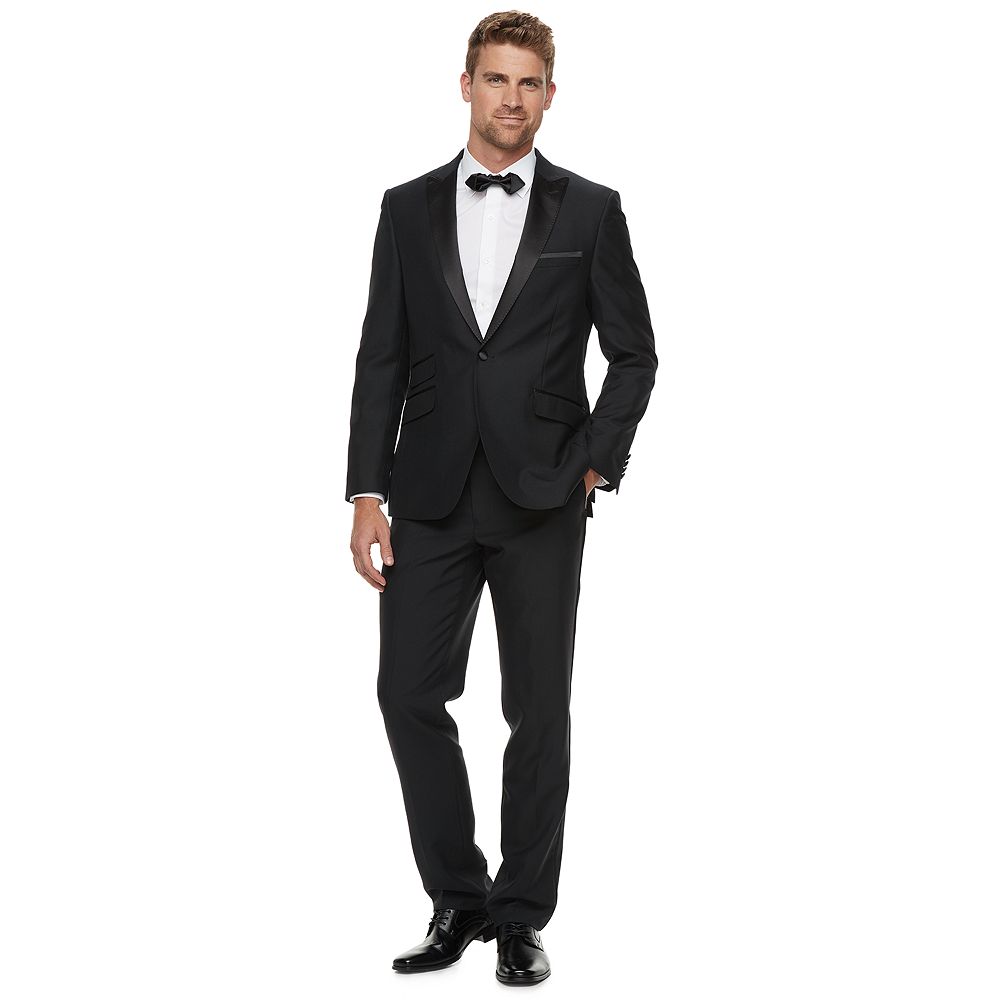 Men's Savile Row Modern-Fit Black Tuxedo Separates