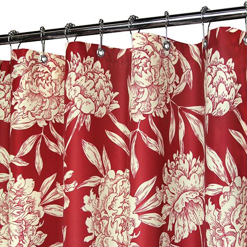 Watershed Peony Floral Shower Curtains
