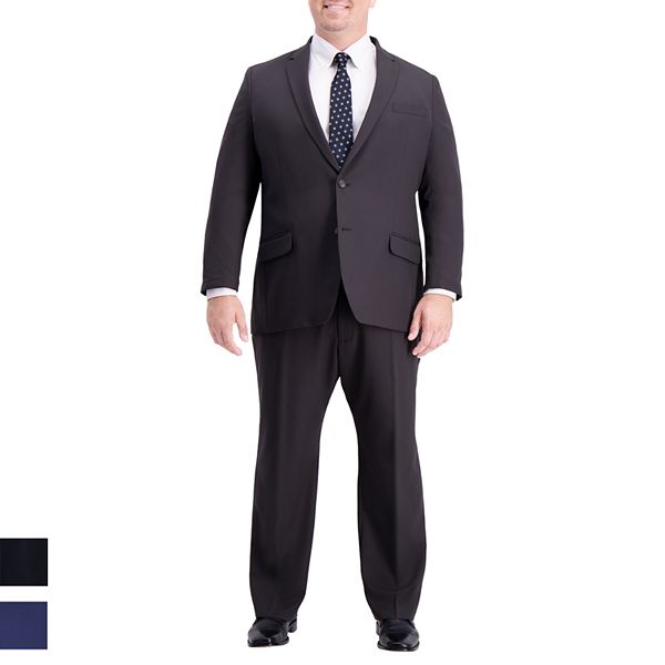Haggar Mens Big & Tall Herringbone Two-Button Suit Separate Coat 