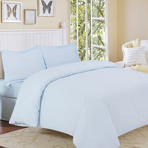 Flannel Solid 3-pc. Duvet Cover Set